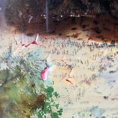 LOT#5E: Reverse Painting of Blarney Castle, Ireland