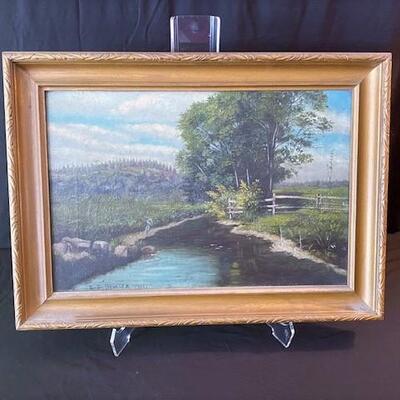 LOT#6E: L.P. Dimick Oil on Canvas #2