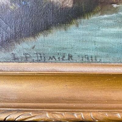 LOT#6E: L.P. Dimick Oil on Canvas #2