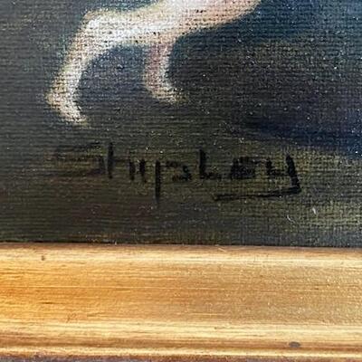 LOT#7D: William Shipley Oil on Canvas