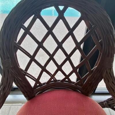 LOT#16P: Heavy Twisted Wicker Chairs