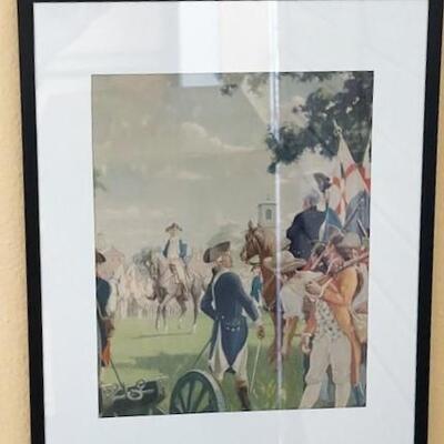 LOT#25D: Series of Early Colonial Prints Lot #1