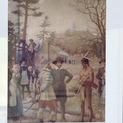 LOT#25D: Series of Early Colonial Prints Lot #1