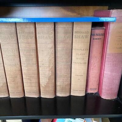 LOT#31D: Bookshelf with Antique Books