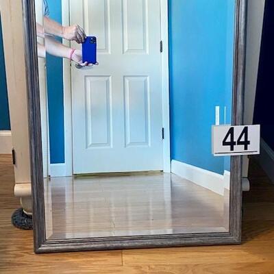 LOT#44B1: Uttermost Company Heavy Beveled Mirror