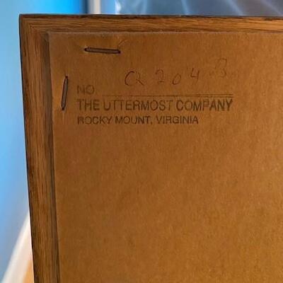 LOT#44B1: Uttermost Company Heavy Beveled Mirror