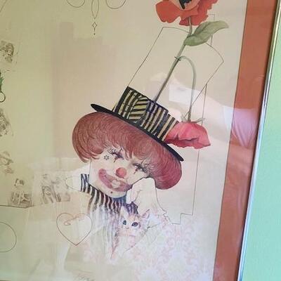 LOT#53B2: Clown Print