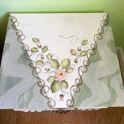 LOT#54B2: Painted Night Stand
