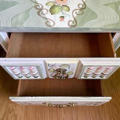 LOT#54B2: Painted Night Stand
