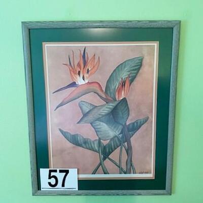 LOT#57B2: Robert White Signed Print