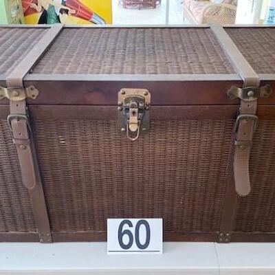 LOT#60D: Wicker Trunk