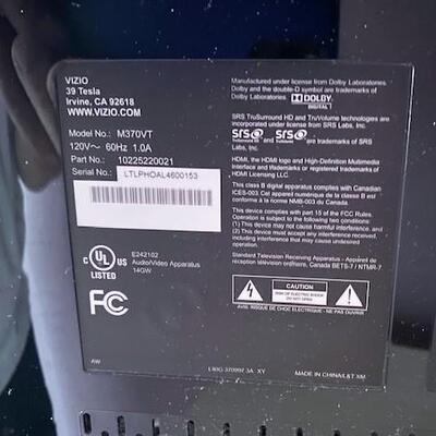 LOT#68MB: 39" Vizio Tesla TV