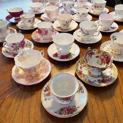 LOT#75D: Cup and Saucer Lot