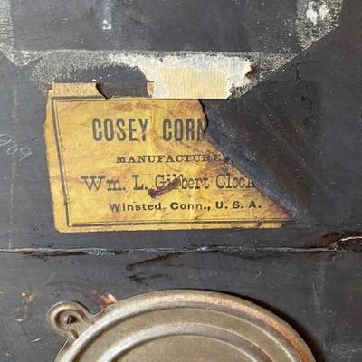 LOT#80D: Arts and Crafts Style Corsey Clock