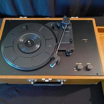 LOT#108D: Restoration Hardware Portable Record Player
