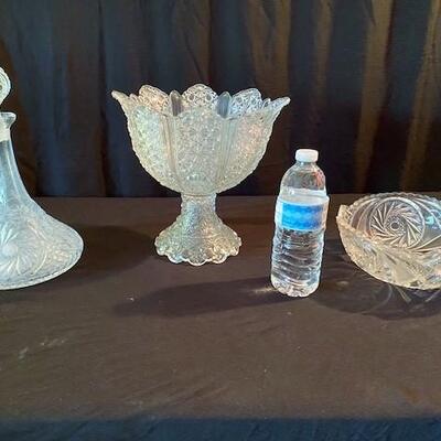 LOT#113D: Cut Glass Lot #1