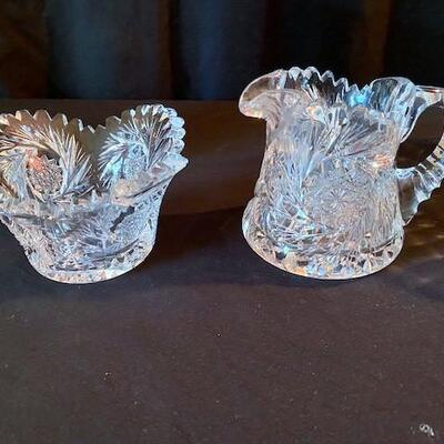LOT#115D: Cut Glass Lot #2