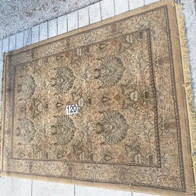 LOT#120G: Antique Treasures Cashmere Finish Rug