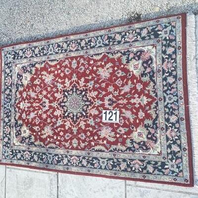 LOT#121G: Contemporary Wool Rug