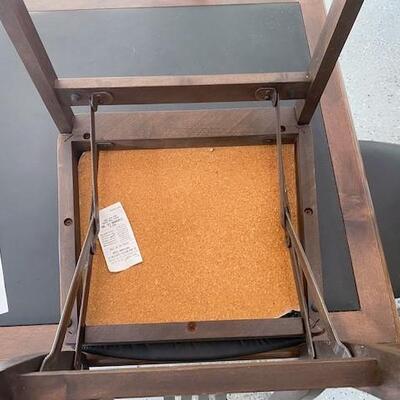 LOT#126G: Vintage Stakmore Folding Game Table 