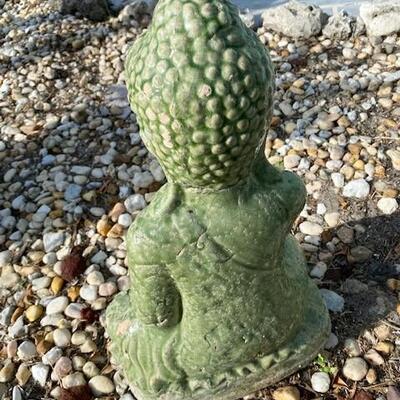 LOT#133FY: Glazed Garden Buddha