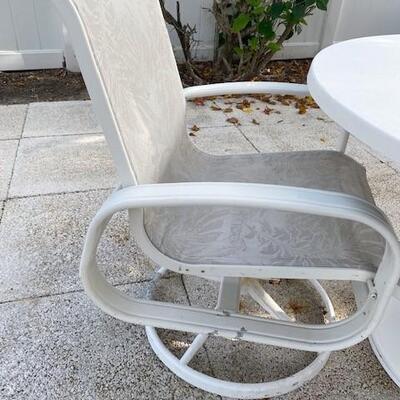 LOT#134FY: Fiberglass Patio Table