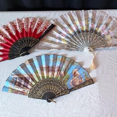 LOT#148D: Hand Fan Lot