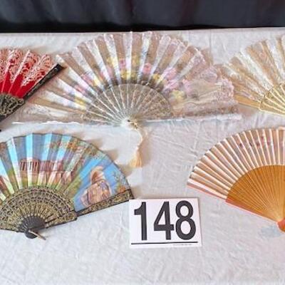 LOT#148D: Hand Fan Lot
