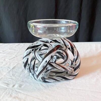 LOT#152D: Murano Style Pedestal Dish