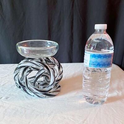 LOT#152D: Murano Style Pedestal Dish
