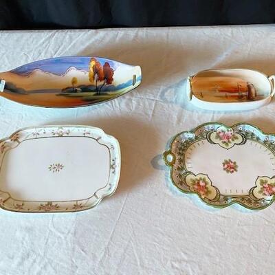 LOT#159L: Hand Painted Japanese Lot