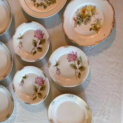 LOT#168L: Vintage Plate Lot