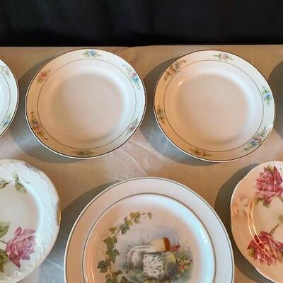 LOT#168L: Vintage Plate Lot