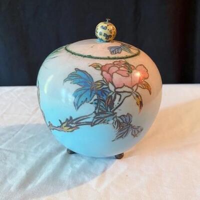 LOT#174L: Early Cloisonne Ginger Jar