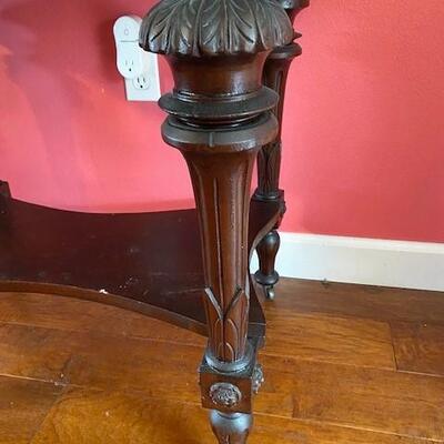 LOT#177L: Victorian Marble Top Table