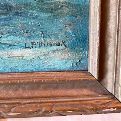 LOT#188L: Signed L.P. Dimick Oil on Board