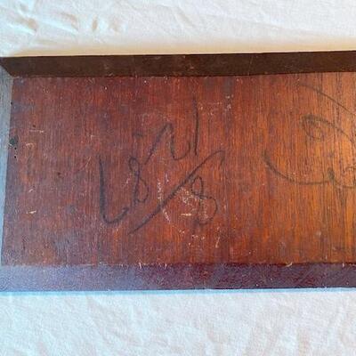 LOT#197L: Embellished Oil on Board