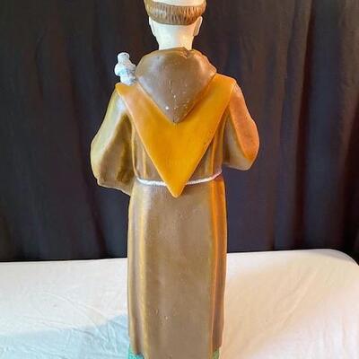 LOT#207L: St. Francis Statue
