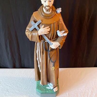 LOT#207L: St. Francis Statue