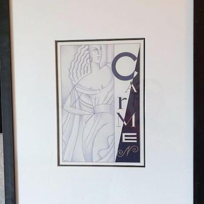 LOT#210MB: Deco Style Print