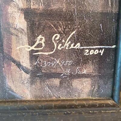 LOT#212MB: 2004 Signed/Numbered B. Sikes Giclee