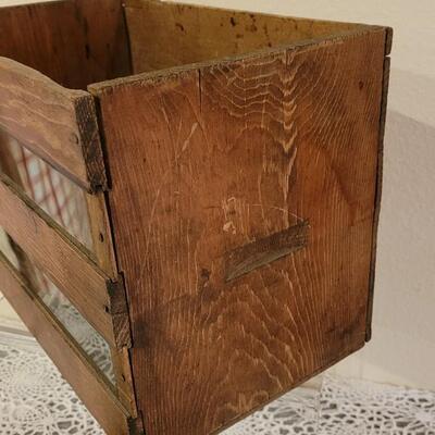 Lot 15: Wood Storage Box - 1 Primitives and 1 Dovetail Documents Tray