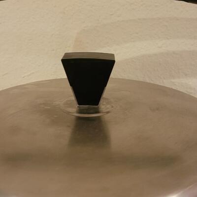Lot 22: Vintage Mid Century Modern Stainless Steel- Butler-  Ice Bucket