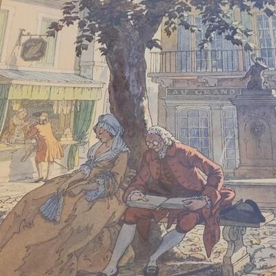 Lot 27: 1937 T.M. CLELAND "Autumn" Print Pencil Signed