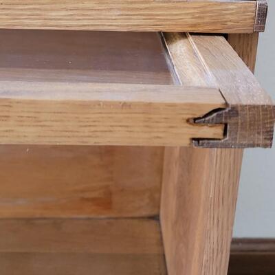 Lot 28: Antique Oak Barrister Book Case