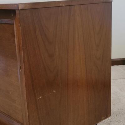 Lot 31: Mid Century Modern Cabinet - Matches Table & Hutch from Auction #2