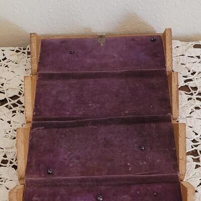 Lot 43: (2) Antique Fold Out Singer Sewing Machine Accessories Box - 1 with Accessories and 1 without