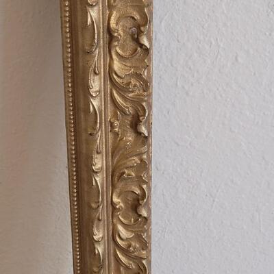 Lot 45: Antique Gold Gilt Carved Wood Frame