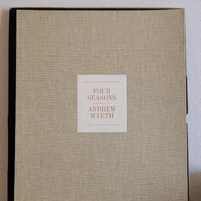 Lot 52: The Four Seasons - Andrew Wyeth (10) Loose Prints in Portfolio with Original Box