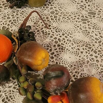 Lot 81: Vintage Grapes and Fruit Swags